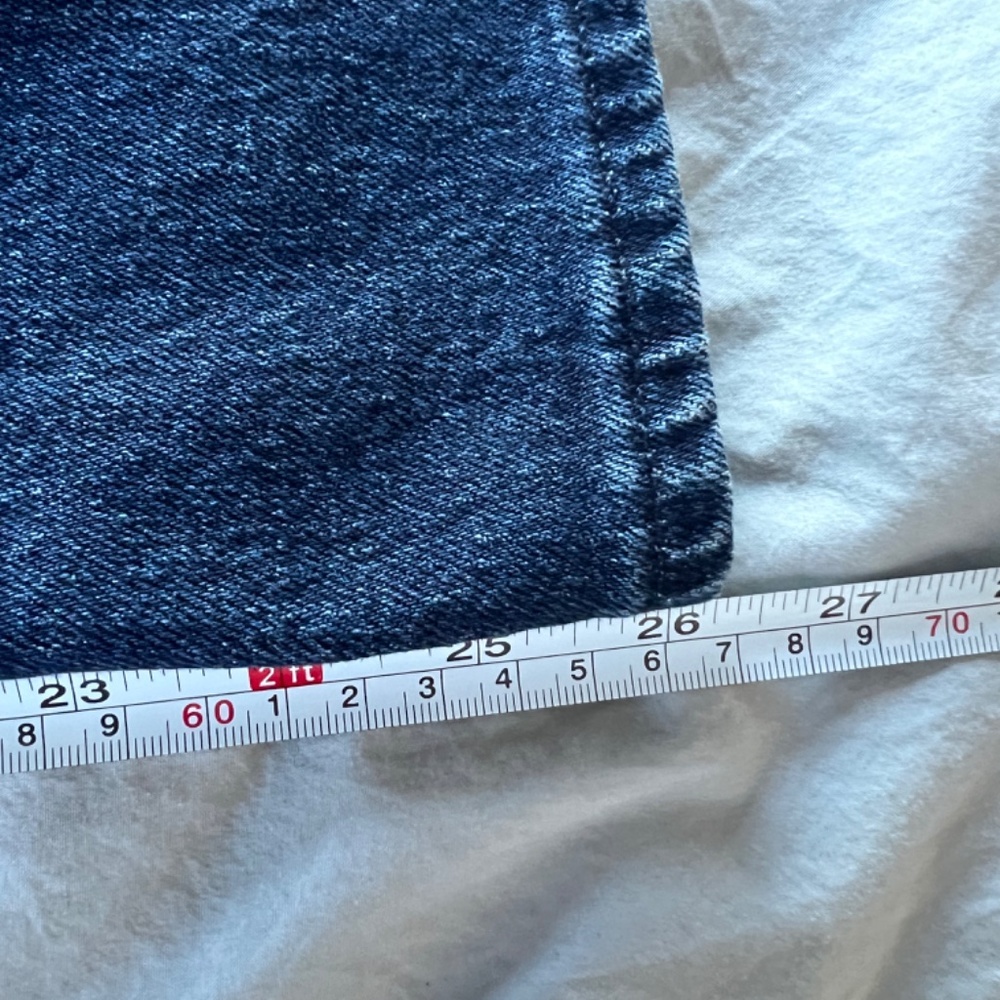 rag & bone Dark Blue Wide Leg Jeans - Picture 9 of 9